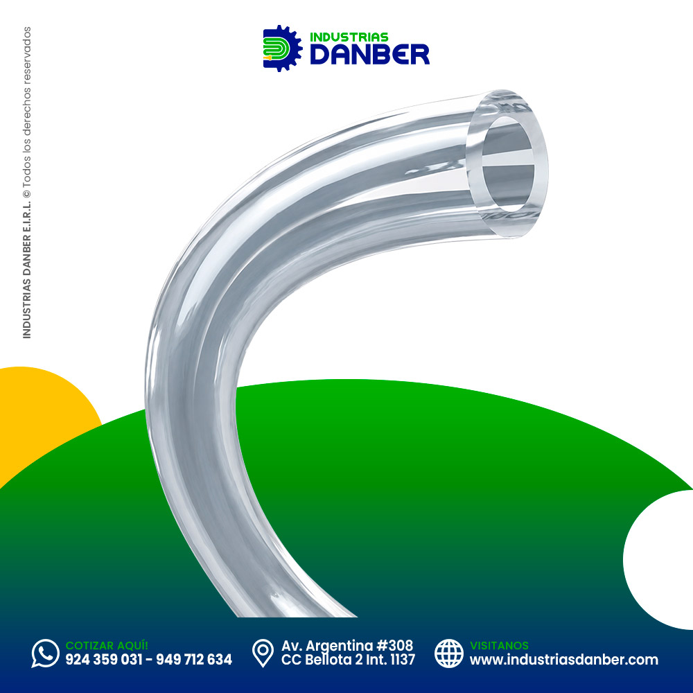 Manguera PVC atóxica para leche y productos lácteos