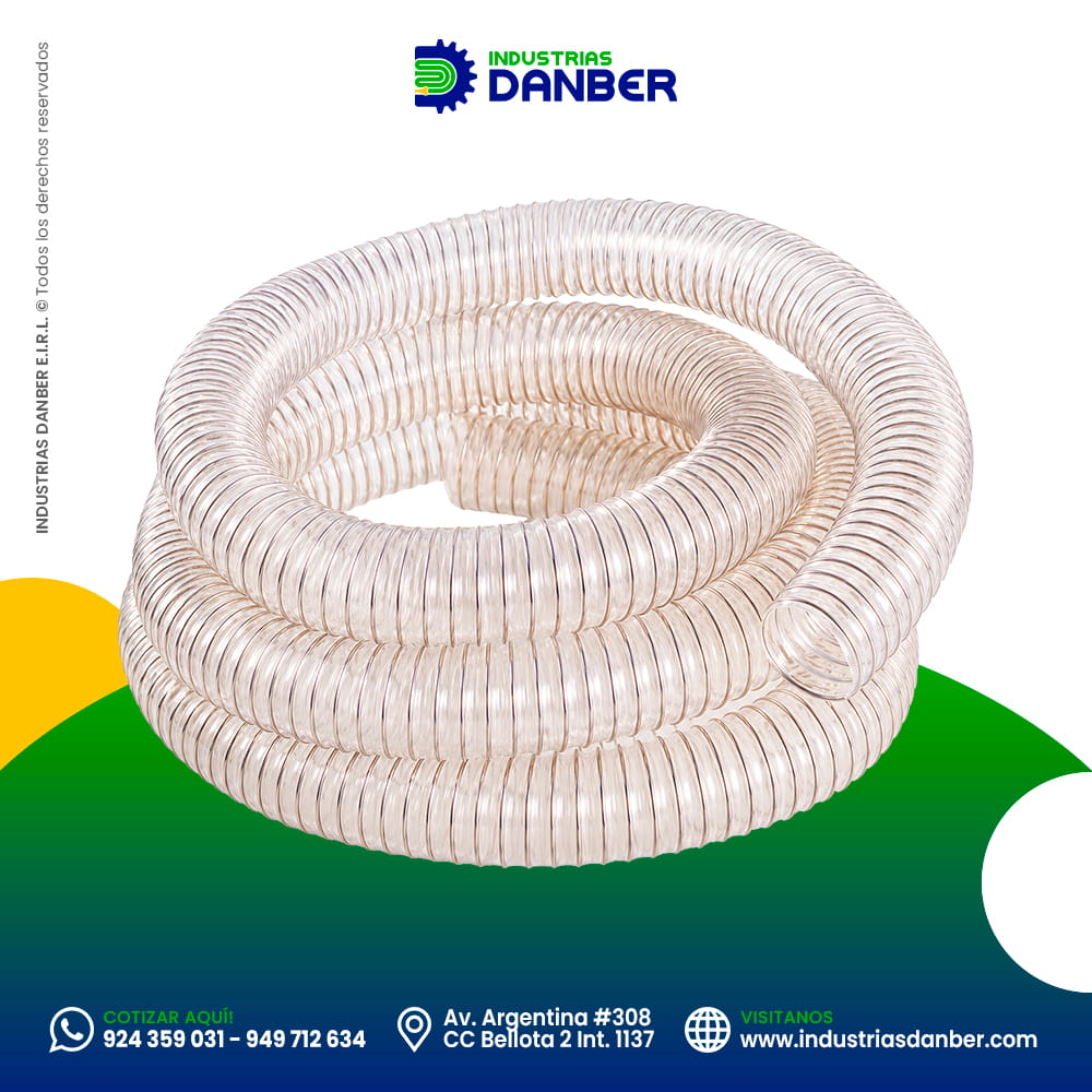 Manguera haitech anillo cobre y blanco